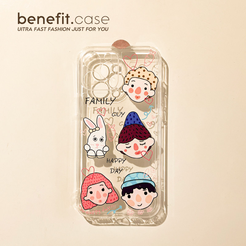 Benefit Japan-ROK original beep paparazzi apply Apple 13promax mobile phone protection shell cute iphone12min