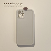 Benefit Tide Card Athens White Pure Color Apply Apple 13promax Advanced Senses Mobile Phone Shell iphone12mini Protective Sleeve Xsmax New Xr Lovers 8p