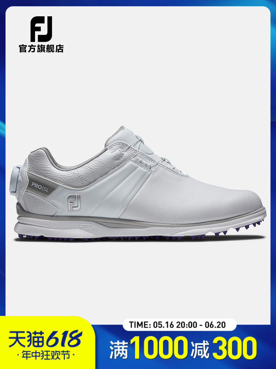 <!--FootJoy高尔夫球鞋女士Pro/SL系列专业竞技无钉golf防泼水运动鞋-->