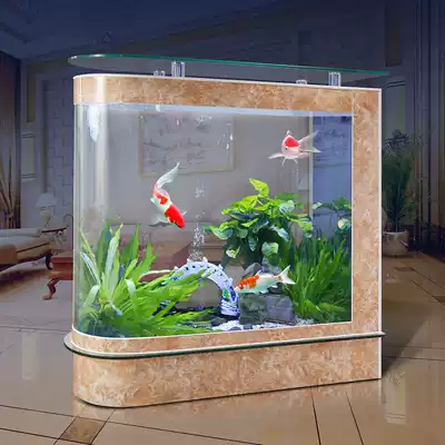 Bullet fish tank aquarium 1 meter 5 medium large screen glass living room home custom-free Acrylic custom