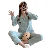 Осенняя пижама, хлопковый лонгслив, японский кардиган, милый комплект для школьников, коллекция 2023