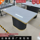 Rectangular slate hot pot table can be customized