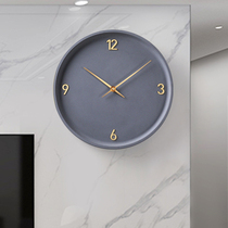 Nordic modern simple wall clock creative home living room clock hanging wall Restaurant Personality art mute decoration