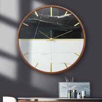 Nordic extremely simple wall clock decoration wall clock personality creative living room home fashion light luxury clock free of punching