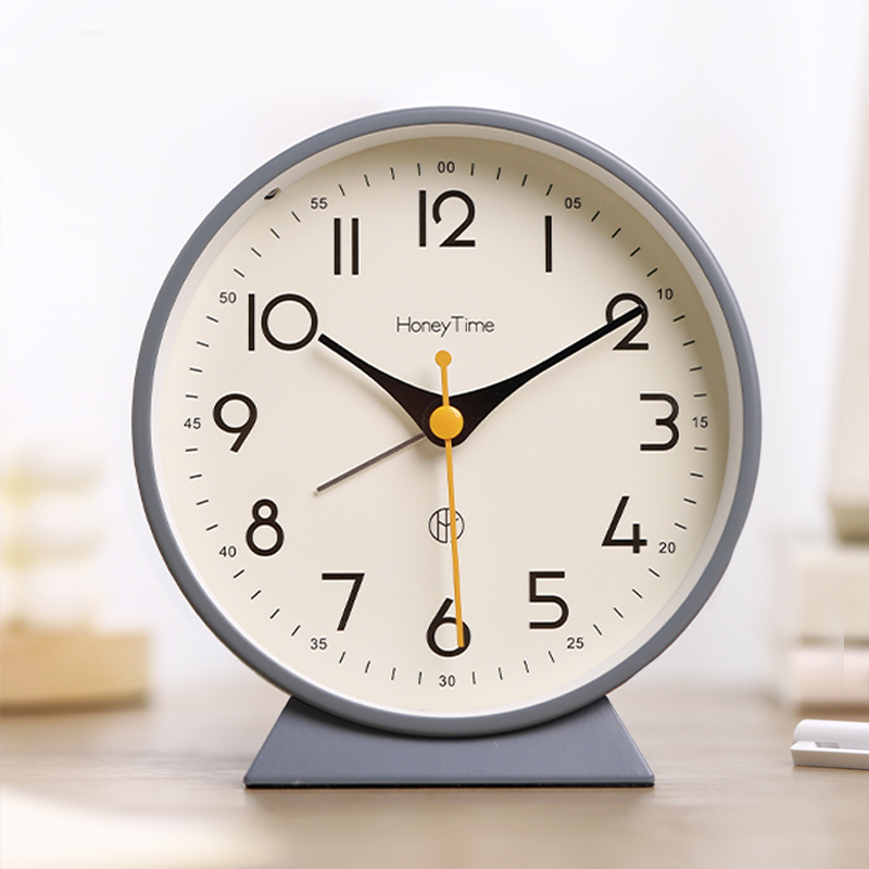 New desktop pendulum desktop alarm clock for seniors students Home Children's bedrooms Large numbers Private Wake Up God 878-Taobao