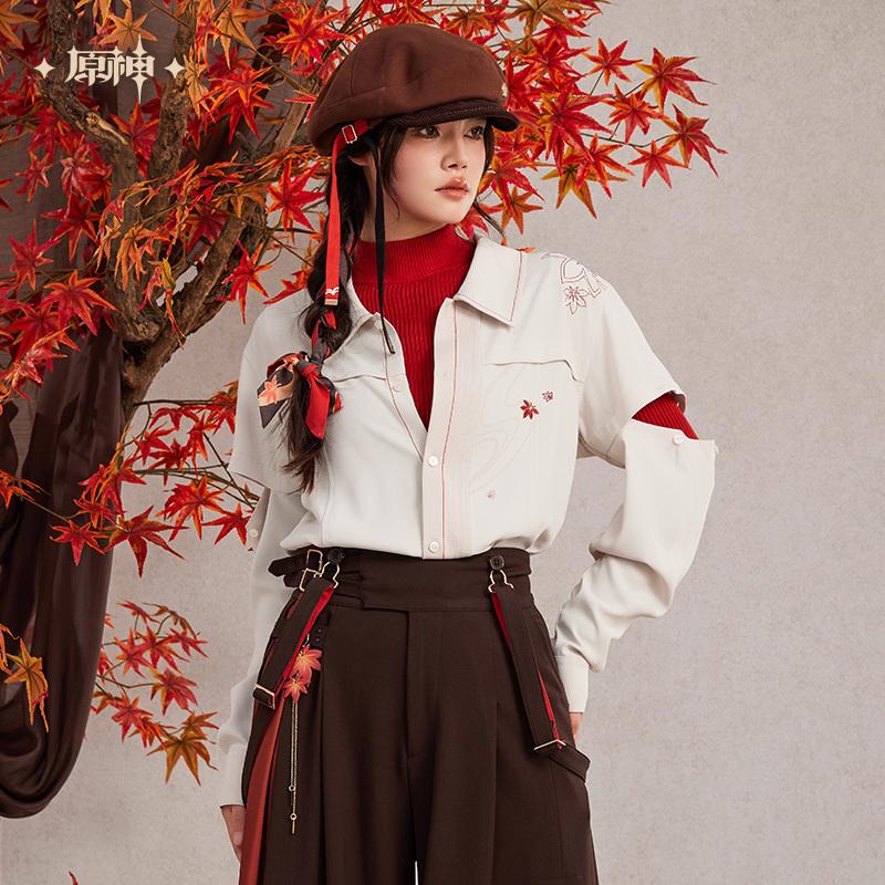 【Genshin Official】Fengyuan Wanye Theme Impression Series Shirt Knit Set Genshin 【Genshin Official】Fengyuan Wanye Theme Impression Series Shirt Knit Set Genshin