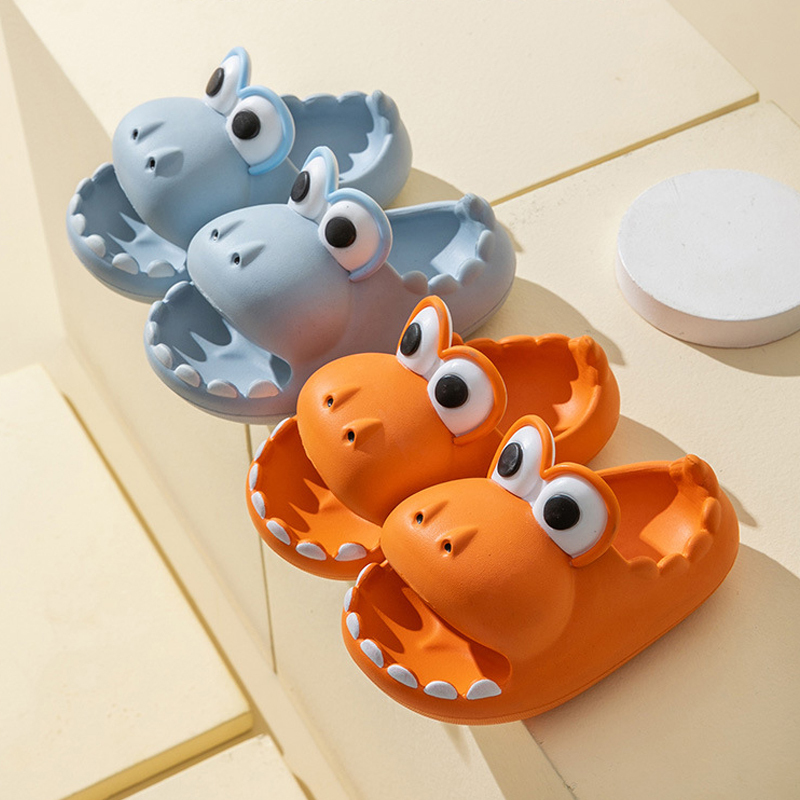 Children's Summer Cartoon Slippers, Cute and Fun, Crocodile Soft Sole, Non-Slip, Lightweight, for Boys and Girls, Parent-Child Beach Bathing