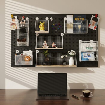 30-hole hole board accessories round hole special hook universal pendant dunk magnetic storage rack diy kitchen storage rack