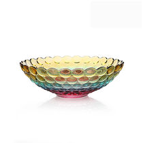 Transparent fruit tray Home big number net red fruit tray European-style high-end living room tea table dried fruit tray New Chinese New Year Candy Tray