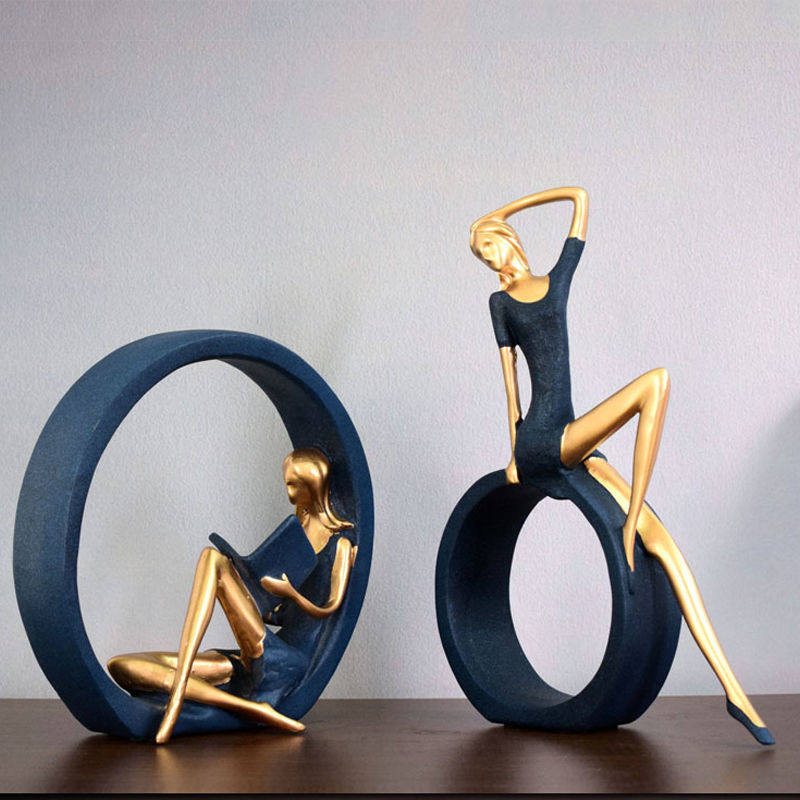 European-style creative personality beauty decoration living room wine cabinet decoration TV cabinet craft gift decoration room bedroom decoration