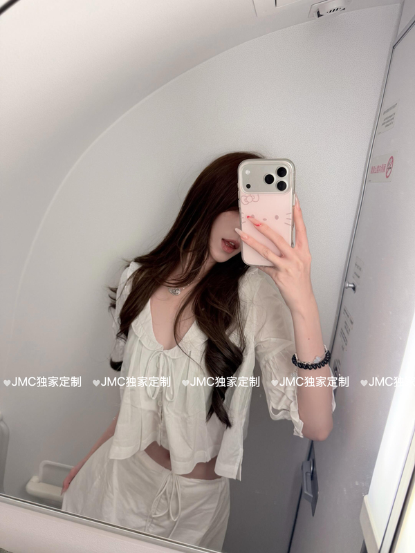 Jmc'Nyx Bespoke in Stock【Edward Lace Manor】Heavy Lace Patchwork Shirt for Women