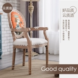 Ретро дизайнерская ткань из натурального дерева, стульчик для кормления, в американском стиле