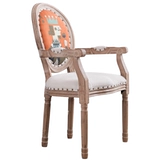 Ретро -обеденное кресло, предоставляя северную простую и свет, заставляют старый стул сетка красный макияж локал -lange nail lishi стул