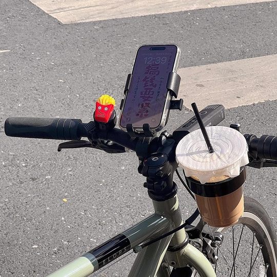 公路山地自行车手机支架2025新款骑行防震把立铝合金电动车摩托车