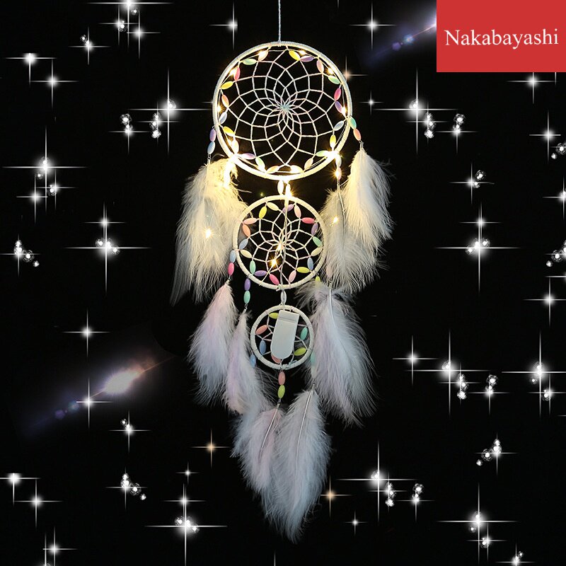 Chaff fruit three ring dream net hanging ornament cute little fresh girl ornaments literary and artistic gifts home hanging decoration festival gifts