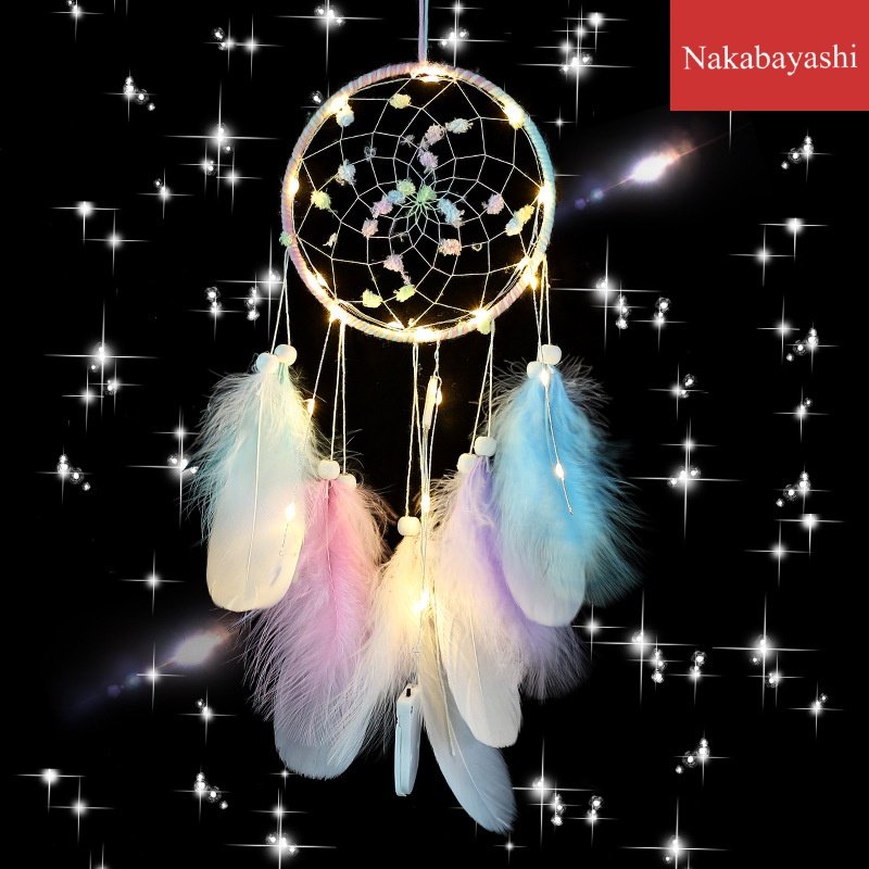 Monternet hanging ornament wind chimes to send student ornaments birthday dream Valentine's Day gifts teenage girl poker dreamnet pendant