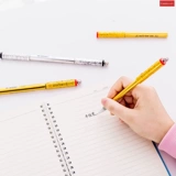 Милое регулируемое оружие, магнитная ручка-роллер с золотым наконечником для школьников