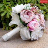 Вечный ангел свадебные продукты подарки D558 Европейский стиль пион -букет Blossom Bouquet