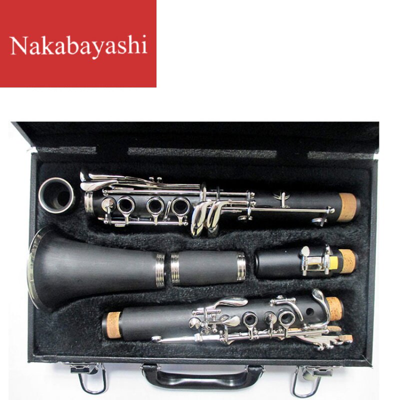 Treble-descending B clarinet B-down blackwind black wind instrument Beginner instrument