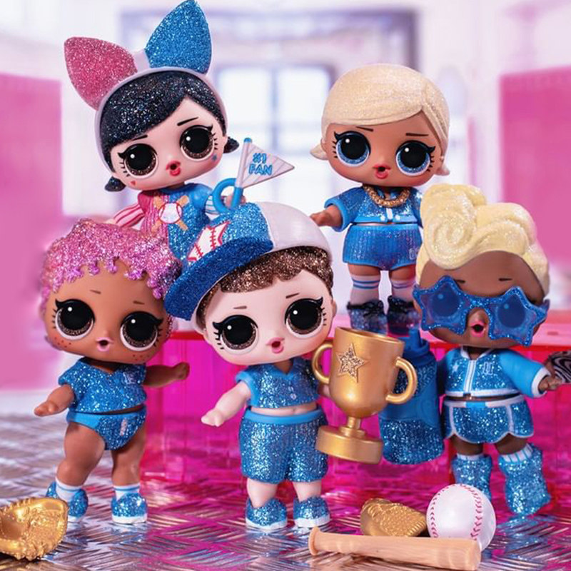 lol Surprise Doll Blind Box Sports Baseball Series Collected Edition Exquisite Doll Toys Playhouse Wine Children Doll