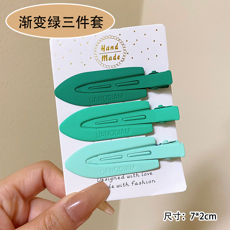 images 19:Wireless hair clip female BB clip side forehead Liu Hai side with small hair card makeup card duck mouth clip