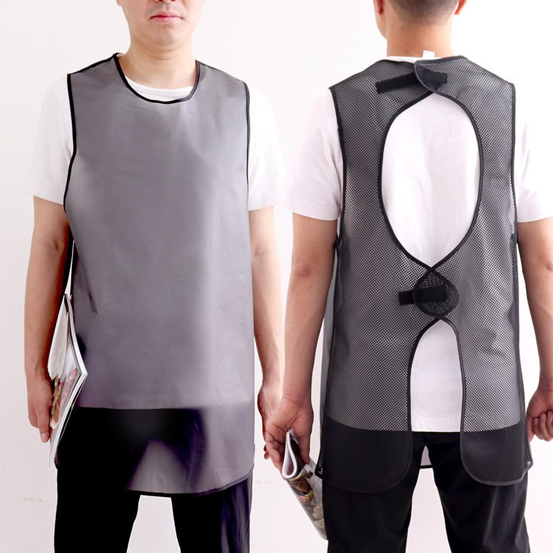 Men's Waterproof Transparent Eco-Friendly Tpu Apron, Women's Adult Oil-Proof Plastic Vest for Cooking, Aquatic Products, Pet Bathing, and Protective Coverall