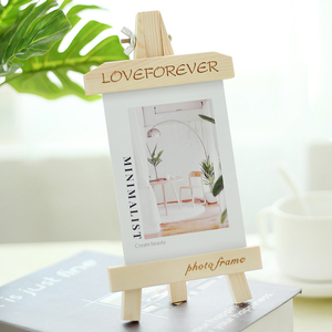 【免费洗照片】松木相框摆台定制刻字