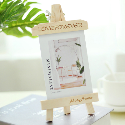 【免费洗照片】松木相框摆台定制刻字