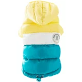 Собачья одежда вниз по хлопковому пальто с двумя футами сгущенным плюшевым бишоном медведь Бомей Маленькие и Средние собаки и кошки домашние животные теплые осени и зима