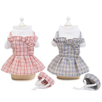 Dogs clothes spring and summer thin style dress Two sets of Teddy Bears Bear Beauties Small And Medium Dog Kitty Pets Summer