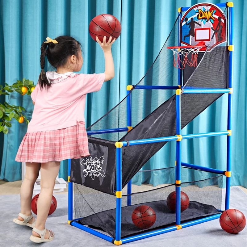 Liftable Basket Machine Children Basketball Frame Balls Class Parenting Toys Home Outdoor 6-10-year-old male girl