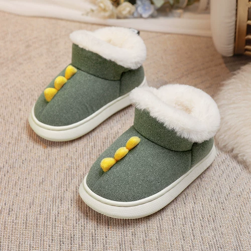 Зимние детские тапочки для мальчиков, детская сумка, мультяшный монстр, динозавр, туфли