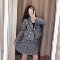 (Pet powder welfare) Autumn high-end celebrity temperament set 2021 new womens autumn temperament two-piece set