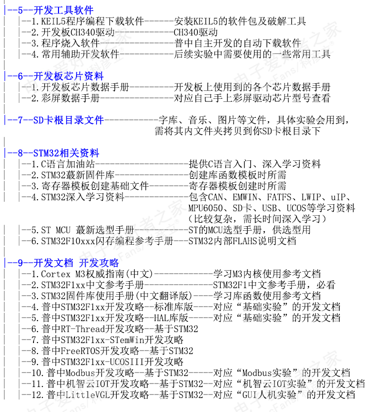 普中玄武开发板STM32F103ZET6实验板ARM嵌入式模块触摸屏学习板