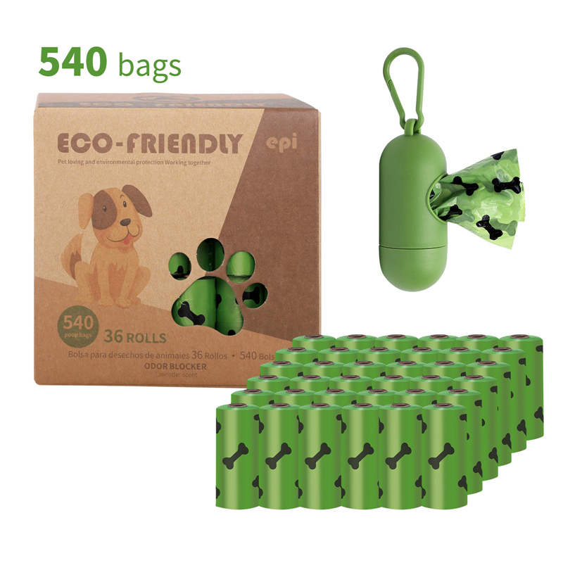Biodegradable Dog Poop Garbage Bags, Pet Cat Outdoor Walking Poop Scooping Tool, Thickened Dog Poop Collection Garbage Bags