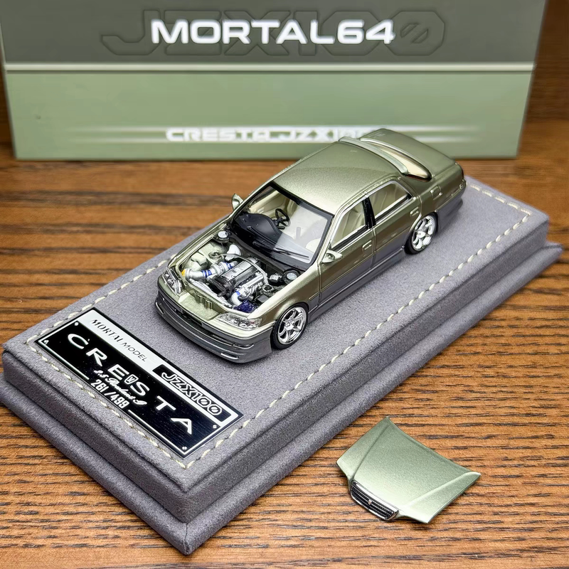 Mortal 1:64 Cresta Toyota Jzx100 Alloy Car Model Collectible Display Piece Mortal 1:64 Cresta Toyota Jzx100 Alloy Car Model Collectible Display Piece