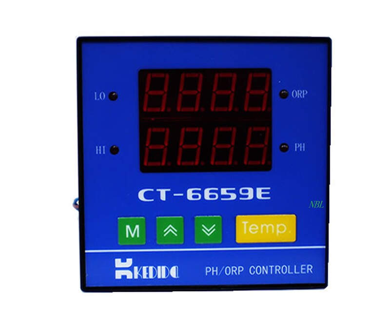 Industrial PH ORP Controller Automatic Temperature Compensation LED Display CT-6659E Controller Direct Sales