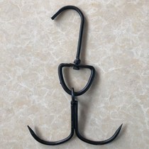 Beijing Roast Duck Hook Double Hook Iron Hook Duck Furnace Hook full polyduck roast duck manufacturer Direct sales 10 up