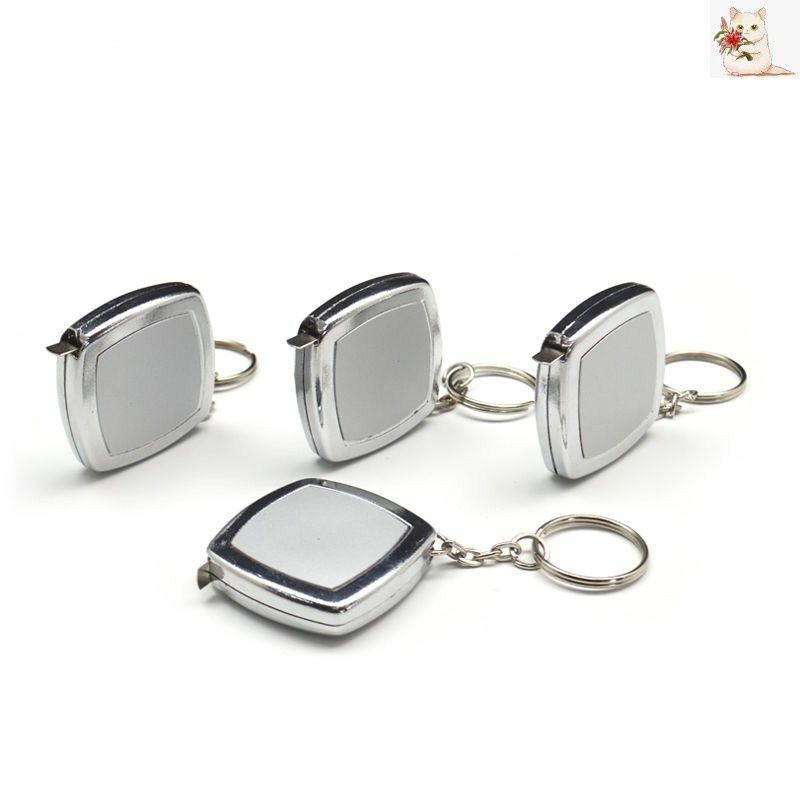 Mini key button small roll size 2 meters with portable steel roll tape hand tool carry convenient and multi - purpose