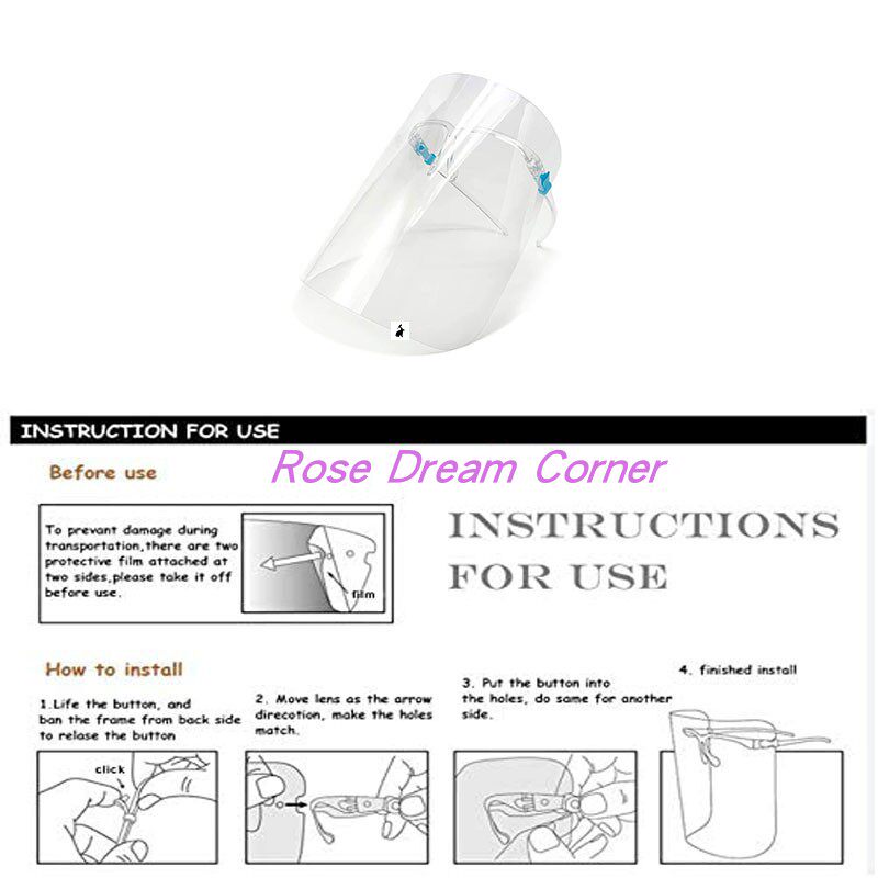 Transparent Mask Protection Screen The Face Shield Supervisor Outdoor