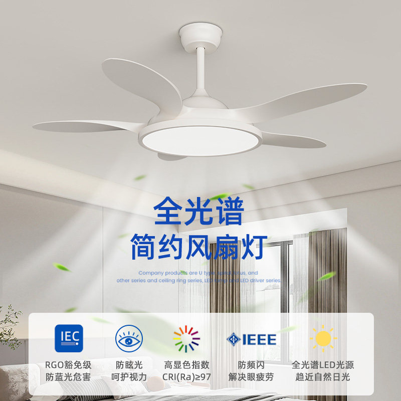 2025必买!明朗大扇叶吸顶风扇灯,客厅餐厅卧室全场景救星🔥-吊扇-淘宝好物网