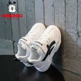 Белая обувь для мальчиков для школьников, кроссовки для отдыха, детская тканевая спортивная обувь, осенняя, мягкая подошва