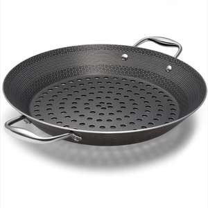 [美国代购HexClad Hybrid Nonstick BBQ Grill Pan 不粘烧烤盘]