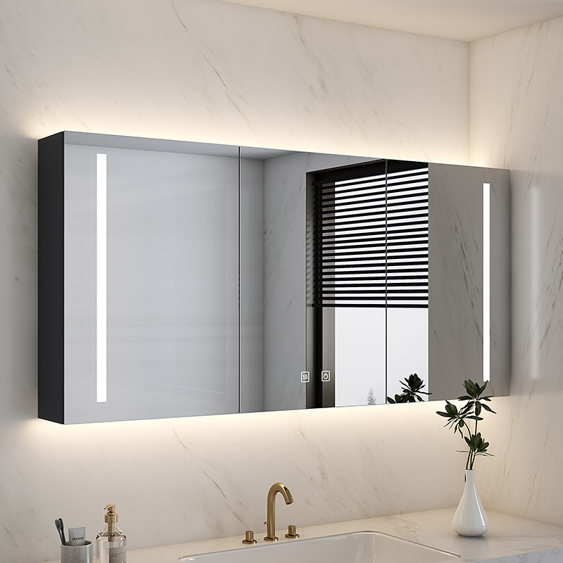 Bathroom smart mirror cabinet wall-mounted bathroom mirror storage integrated cabinet smart mirror cabinet separate bathroom cabinet mirror