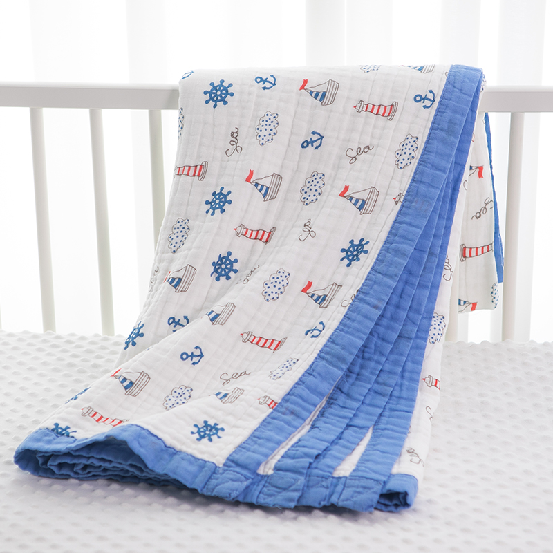 1 5x2 m six - floor gauze towel is covered by soft single - person double children's cover in summer air conditioning room