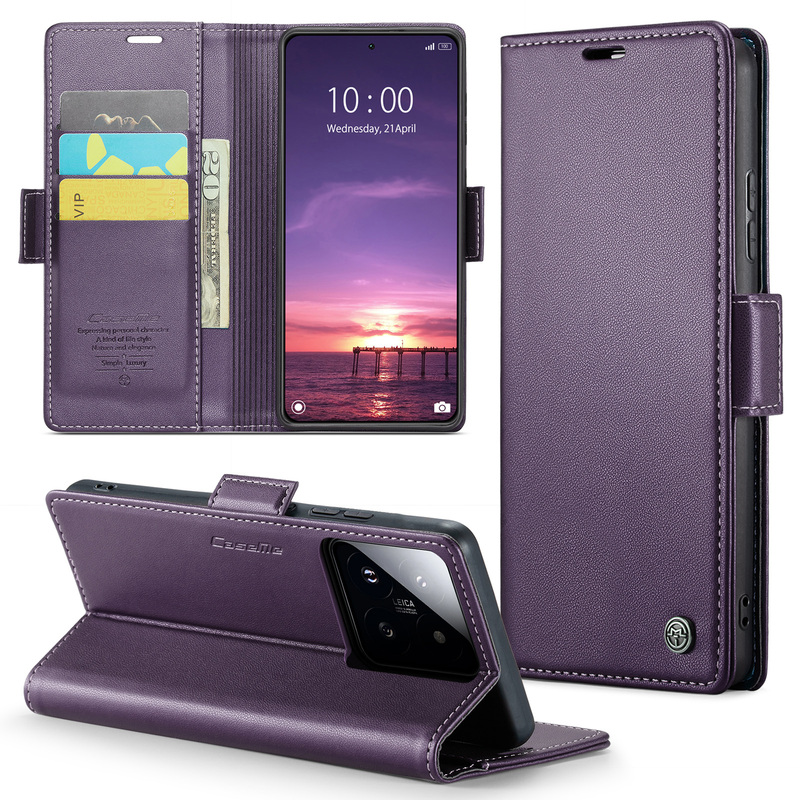 Oil-Resistant Buckle Leather Case Suitable for Xiaomi 14 Ultra Phone Case Xm13 Card Slot Redmi Note 12 Card Holder Redmi 11 Wallet Protection 10 Pro Flip Cover 5g New Model 14t Unisex Pro