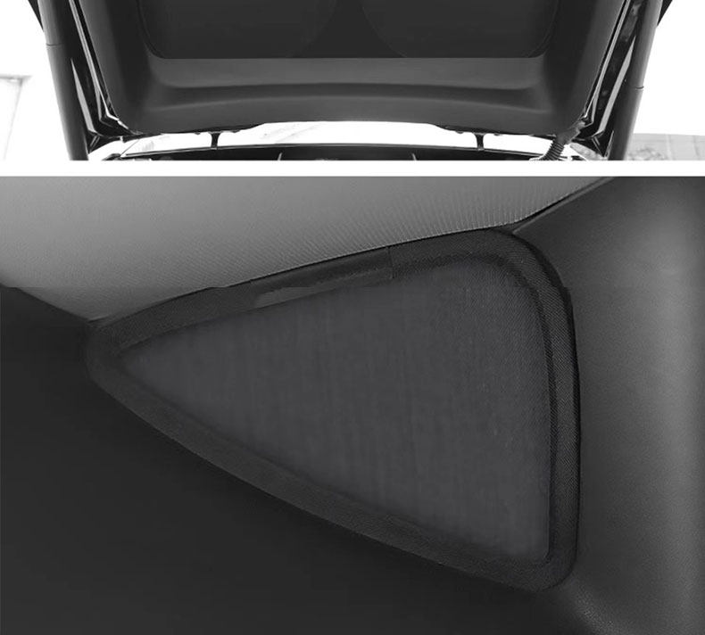 Tesla-Specific Sunshade Curtains for Windows, Fully Blackout, Sun Protection, Heat Insulation, Anti-Peeping, Blackout Curtains for Tesla Y Updated Version