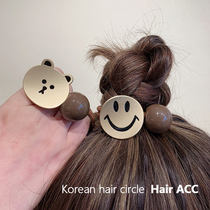 Cute high-elastic rubber band female tie hair head rope female ponytail wild Net red Hairband simple ins hair accessories