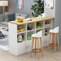 Open Kitchen restaurant bar table and chair household living room partition bar wine cabinet cashier counter cupboard porch