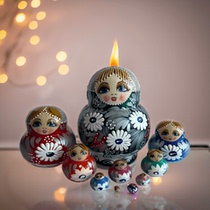 Classmate’s wooden products and friend’s Russian matryoshka doll 10-layer hand-painted engraved and lacquered home souvenir gift